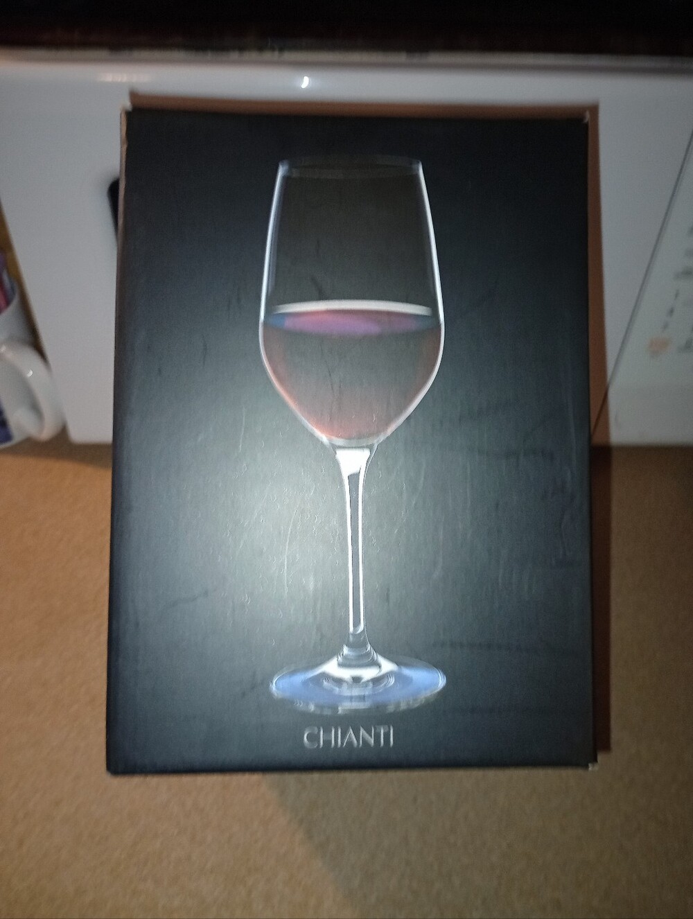 Set Of 4 Chianti Lead Free Crystal Wine Glasses-Veritas Collection